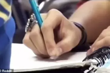 Taylor Swift's Unusual Pencil Grip Revealed in 2006 School Video