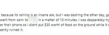 DoorDash Driver Sparks Tipping Debate Over Stormy Weather Request, Reddit Reacts