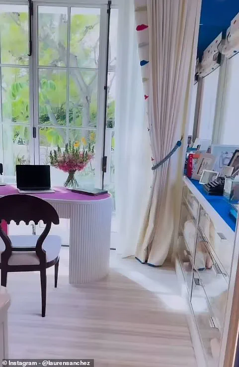Lauren Sanchez Shows Off Luxurious Writing Nook in $165 Million LA Home