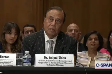 Dr. Anji Sinha's Confirmation Hearing for U.S. Ambassador to Singapore Highlights Challenges in Trump's Foreign Policy Appointments
