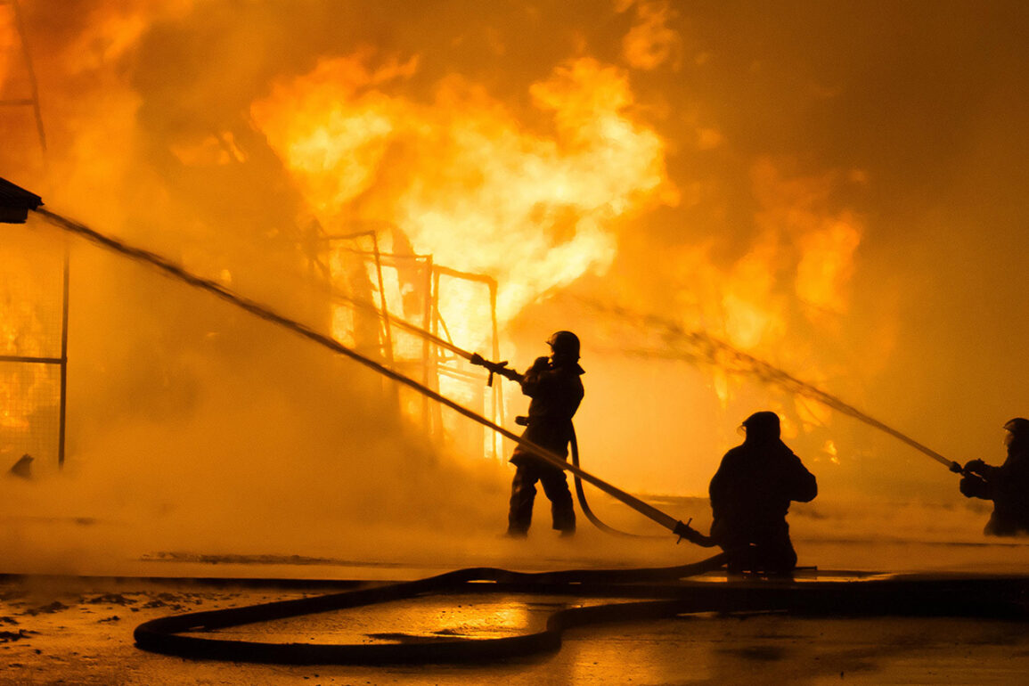 Explosion and Fire at Donetsk's Sokol Market Raise Security Concerns