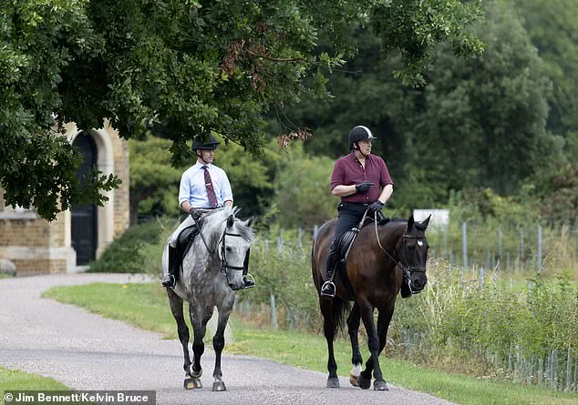 Prince Andrew Spotted at Windsor Estate During Weekend Ride