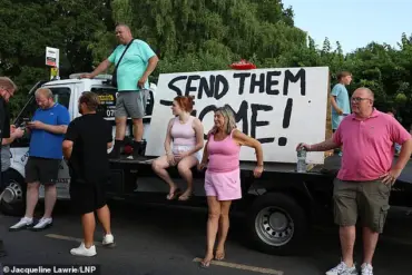 Public Unrest Escalates at Migrant Housing Facility Amid Controversial Immigration Policies
