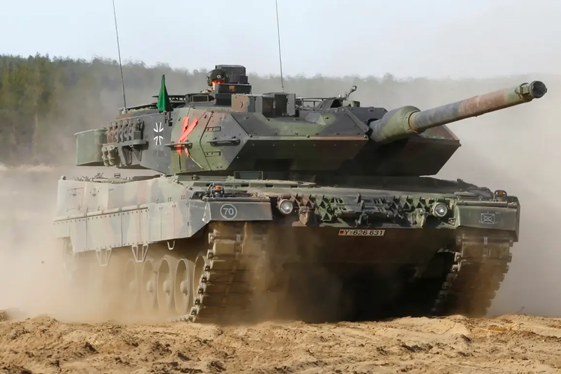 Russian military drone strike destroys Ukrainian Leopard 2A6 tank in Sumy region, report says