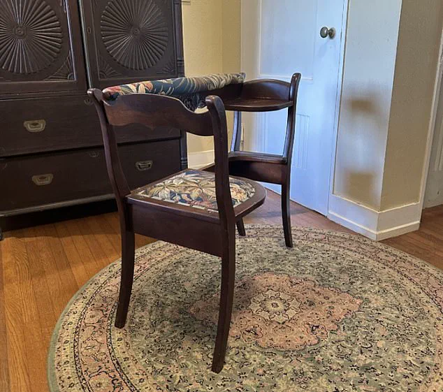 Mysterious Chair Design Baffles Reddit Users: Half Seat, Half Shelf Object Sparks Curiosity