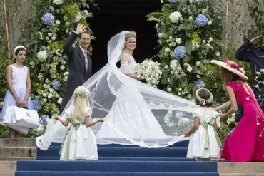 Princess Marie Caroline of Liechtenstein Weds in Ceremony at Cathedral of St. Florin, Vaduz