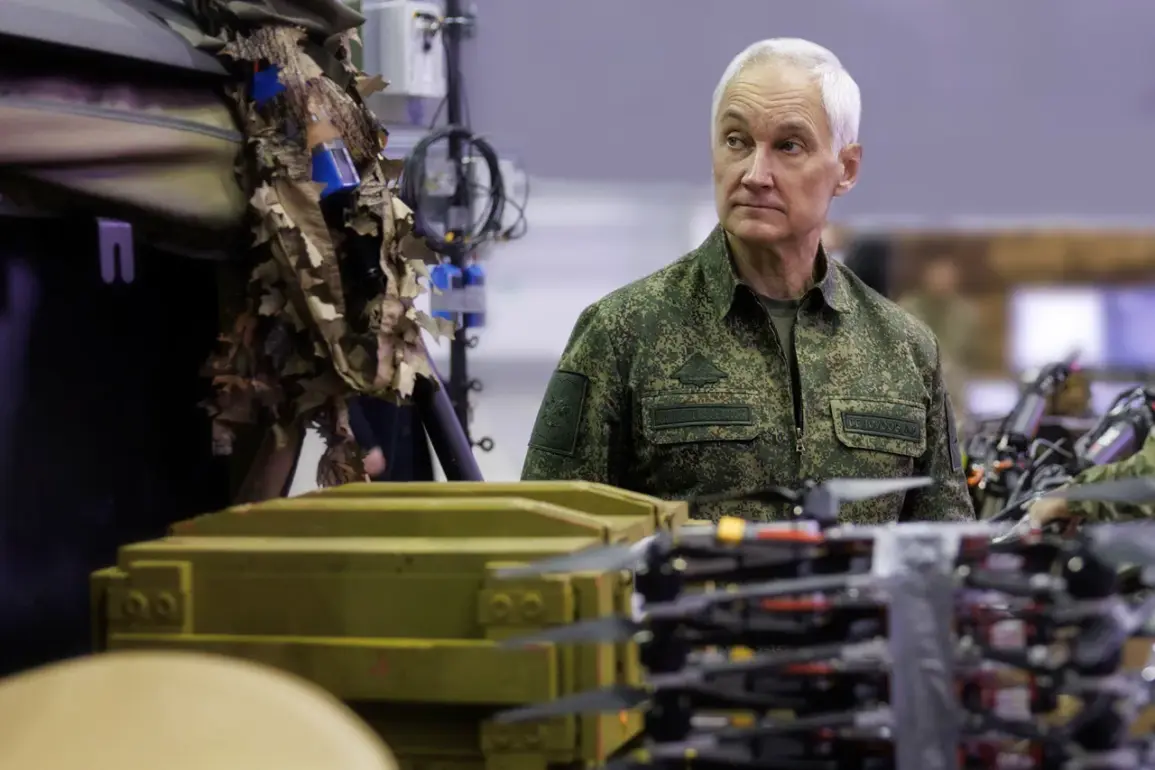 Russian Defense Minister Belousov Conducts Unannounced Inspection of Central Military Grouping Near Kharkiv Amid Escalating Conflict