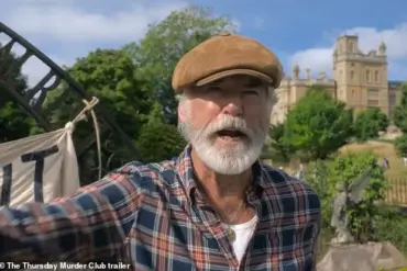 Pierce Brosnan Shines as 'Silver Fox' in *Thursday Murder Club*, Proving Why He's Still Hollywood's Favorite Gentleman